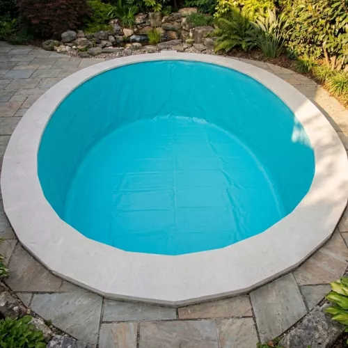 Swim & Fun Liner Hanging 0.6mm Poolliner For Inground Oval Pool 800x400x120cm