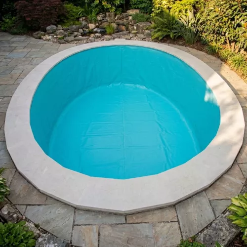 Swim & Fun Liner Hanging 0.75mm Poolliner For Inground Oval Pool 600x320x150cm