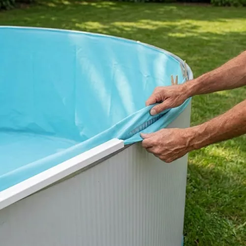 Swim & Fun Poolliner Overlay 0.3mm For Freestanding Round Pool 350x90cm