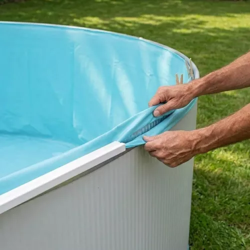 Swim & Fun Poolliner Overlay 0.6mm For Freestanding Round Pool 550x132cm