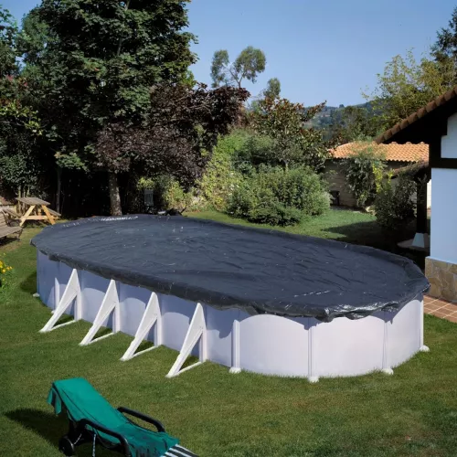 Swim & Fun Pool Cover Winter 550x366cm For Oval Pool