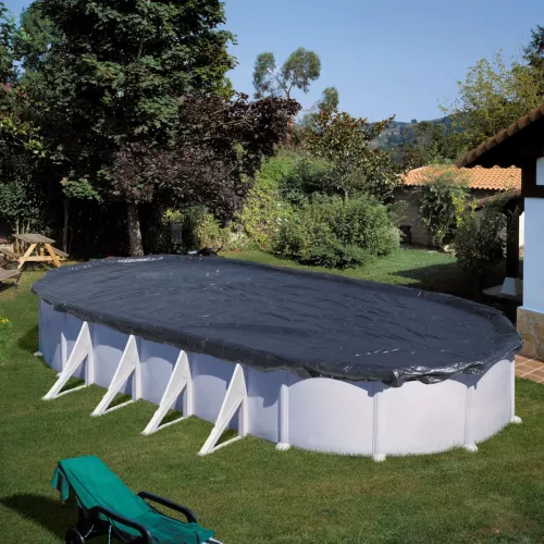 Swim & Fun Pool Cover Winter 610x360cm With Wire Lock