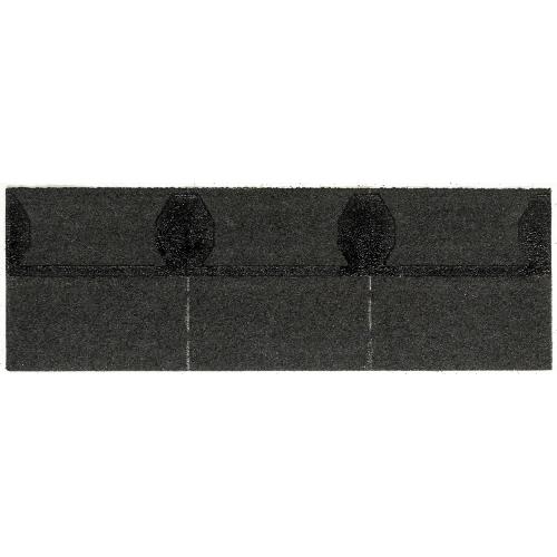 Takfots & Nockplatta Svart, 3X250X(330X3)MM Isola 510413