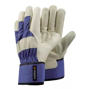 Halvforet Arbejdshandske Nøglelæder 106 Størrelse 10 6pak Tegera