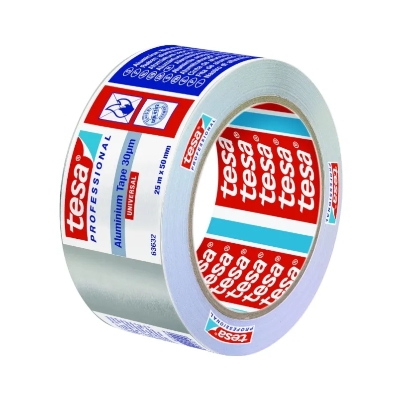 Aluminiumtejp 63632 Universal 50mmx25m Silver Tesa