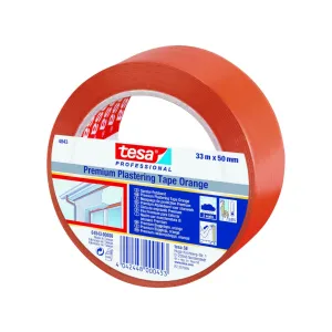 Bygge- Og Beskyttelsestape 4843 50mmx33m Orange Tesa