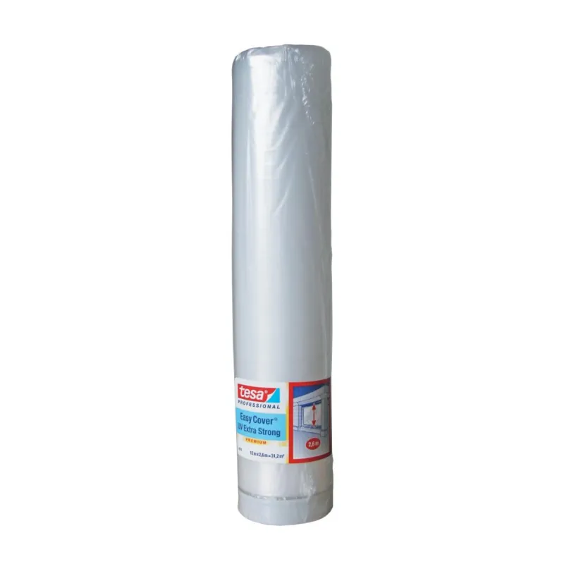 Afdækningsfolie Easy Cover UV Extra Strong 2600mmx12m 8stk Tesa