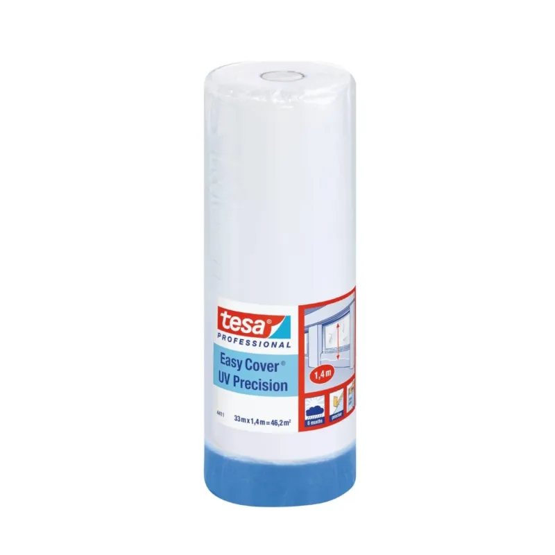 Afdækningsfolie Easy Cover UV Precision 1,4x33m Tesa