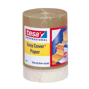Afdækningspapir 4364 Easy Cover 180mmx25m Tesa