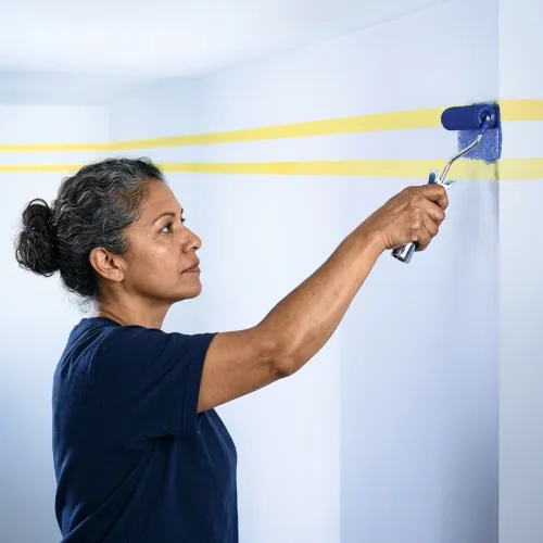 Masking Tape Precision 4334 Indoor 25mmx50m Yellow Tesa
