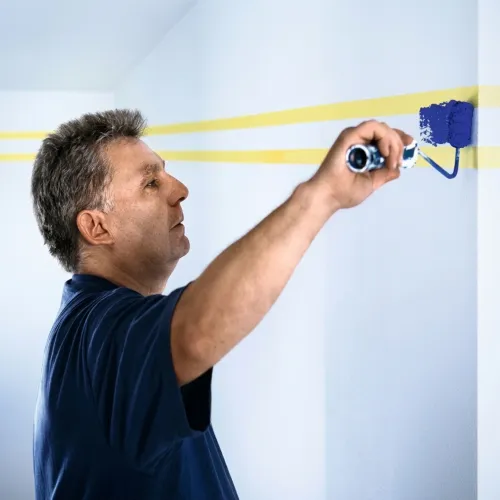 Masking Tape Precision 4334 Indoor 50mmx50m Yellow Tesa