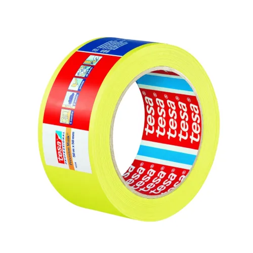 Masking Tape Precision 4334 Indoor 50mmx50m Yellow Tesa
