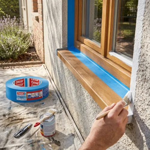 Masking Tape Precision 4440 Outdoor 50mx30mm Blue Tesa