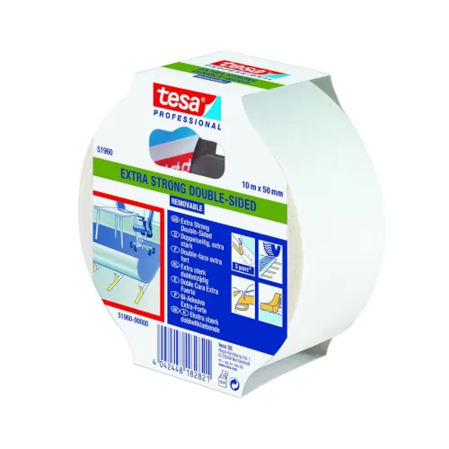 Carpet Tape Extra Strong D/H Removable 50mmx10m Tesa