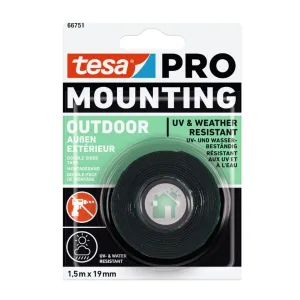 Mounting Tape 66751 Pro Outdoor 19mmx1.5m Tesa
