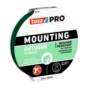 Mounting Tape 66751 Pro Outdoor 19mmx5m Tesa