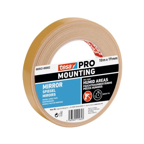Mounting Tape 66952 Pro Mounting Mirror 19mmx10m Tesa