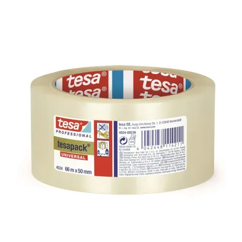 Packing Tape 4024 Universal 50mmx66m Transparent Tesa
