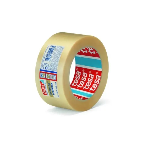 Packing Tape 4100 Embossed 50mmx66m PVC Transparent Tesa