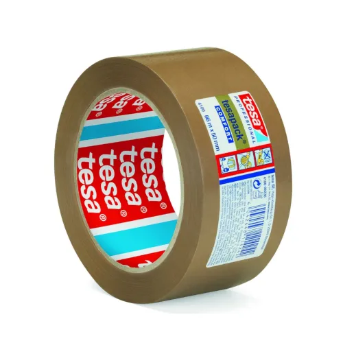 Packaging Tape 4100 Embossed 50mmx66m PVC Transparent Tesa