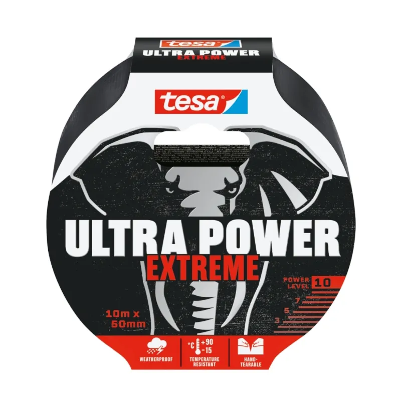Reparationstape Extreme 50mmx10m Sort Tesa
