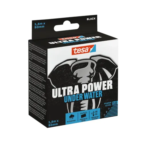 Repair Tape Ultra Power Under Water 50mmx1.5m Black Tesa