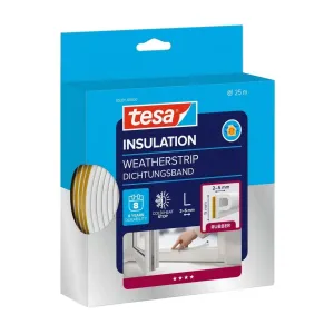 Tætningsliste P-EPDM 5391 25mx9mx5,5mm Hvid Tesa