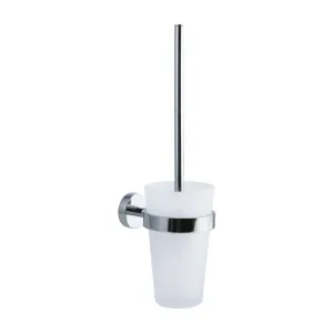 Toiletbørste Smooz Selvklæbende Frostet Glas Tesa