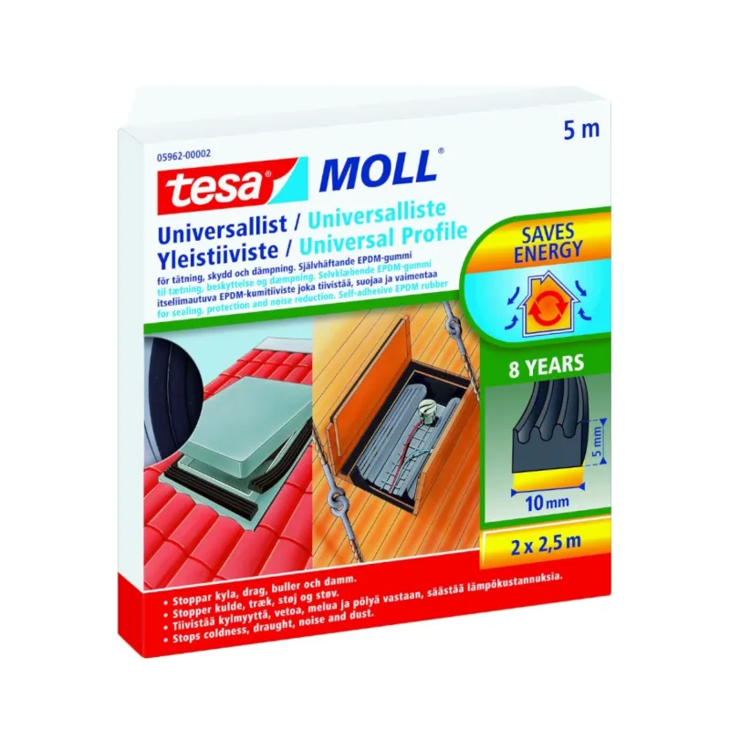 Universalstrimmel 5962 10x5mm 5m Tesa