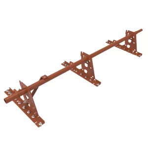 Lifeline Attachment 0.7m Brick Red Complete Package For Concrete Tiles On Raw Sheet Pile TJB