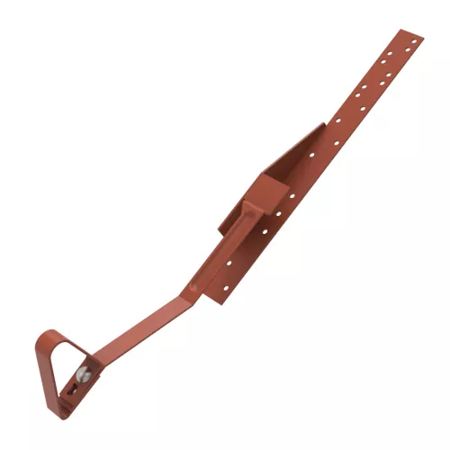 Lifeline Bracket Single Brick Red For Safe Roofing Work TJB