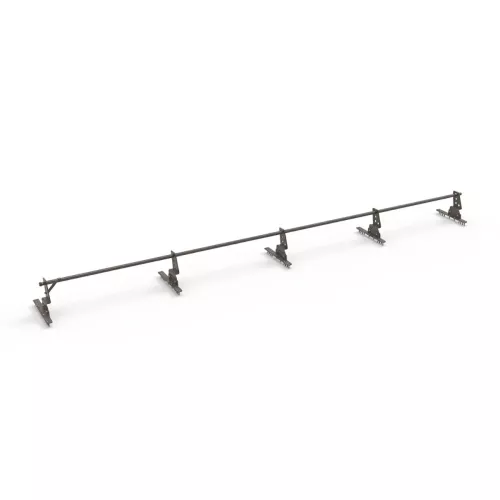 Ridge Rail 4.8m Grey Complete Package For Concrete Tiles TJB
