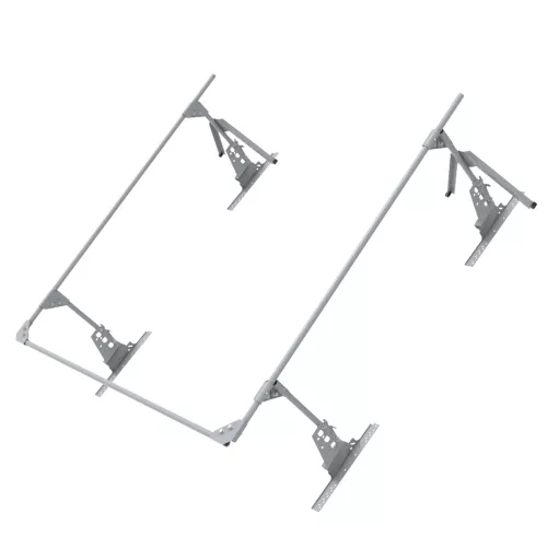 Complete Guardrail Package Grey For Roof Hatch For Concrete Tiles TJB