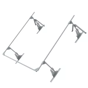 Complete Guardrail Package Grey For Roof Hatch For Concrete Tiles TJB