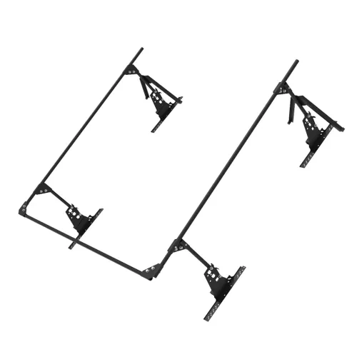 Safety Railing Complete Package Black For Roof Hatch For Concrete Tiles TJB