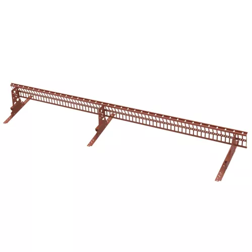 Snow Guard Gate 2.4m Brick Red Complete Package For Concrete Tiles TJB