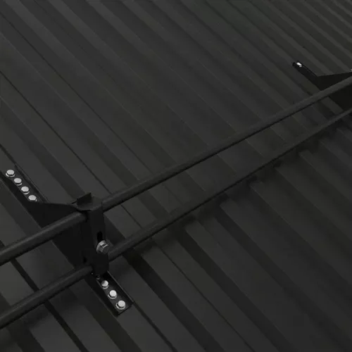 Snow Protection Package 1.53m Black For Sheet Metal/Cardboard Roofs TJB