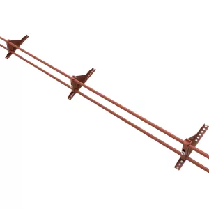 Snow Protection Package 1.53m Brick Red For Sheet Metal/Cardboard Roofs TJB