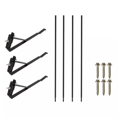 Snow Guard Package 2.33m Black For Tiled Roof TJB