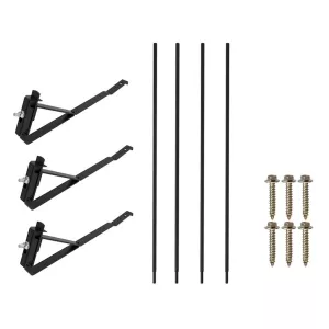 Snow Guard Package 2.33m Black For Tiled Roof TJB