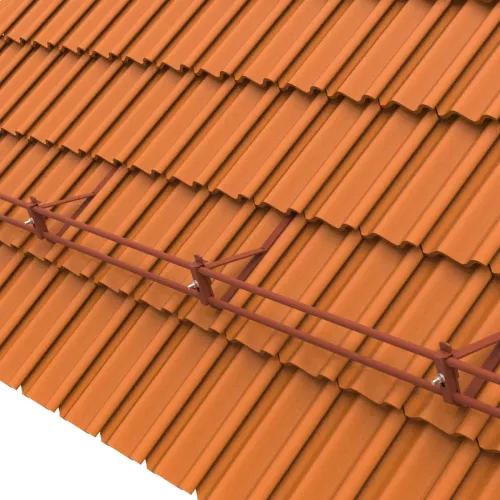 Snow Protection Package 2.33m Brick Red For Tiled Roofs TJB