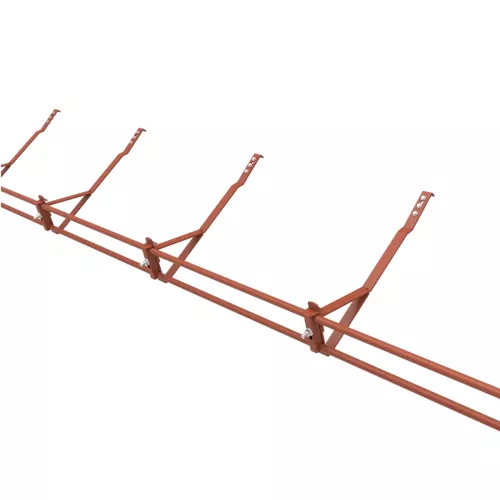 Snow Protection Package 2.33m Brick Red For Sheet Metal/Cardboard Roofs TJB