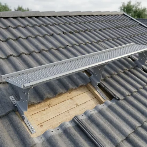 Komplett Paket Takbrygga 2,4m Grå För Betongpannor På Råspont TJB