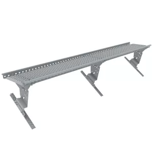 Complete Roof Platform 2.4m Gray For Concrete Tiles On Raw Sheet Pile TJB