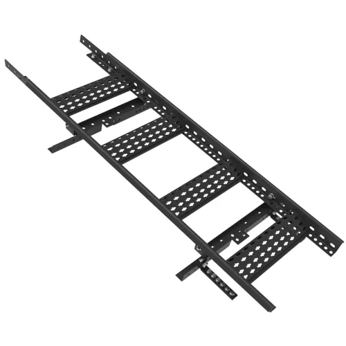 Roof Ladder 1.2m Black Complete Package For Profiled Sheet Metal Roof TJB
