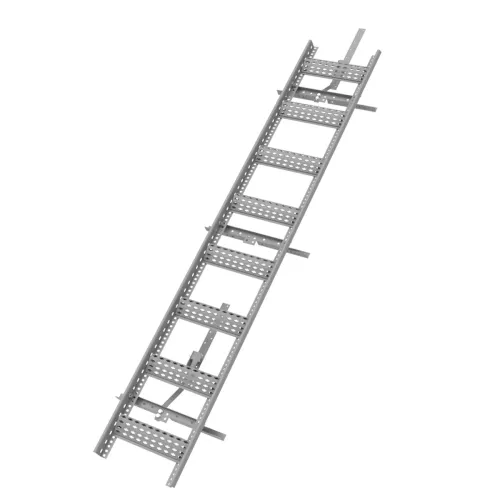 Roof Ladder 2.4m Grey Complete Package For Concrete Tiles And Clay Tiles TJB
