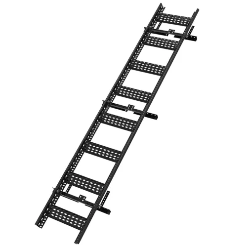 Roof Ladder 2.4m Black Complete Package For Profiled Sheet Metal Roof TJB