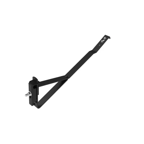 Two-Pipe Bracket 6330 Black For Snow Guard For Concrete And Clay Tile Roofs TJB