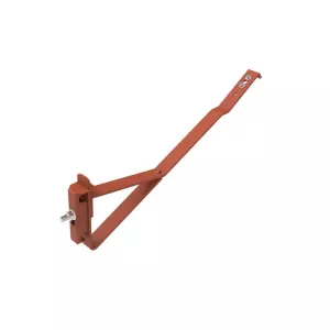 Two-Pipe Bracket 6330 Brick Red For Snow Protection For Concrete And Clay Tile Roofs TJB