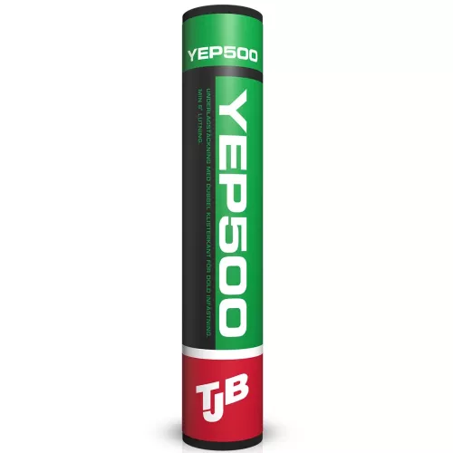 YEP 500 Double KK 1x25m Underlayment With Double Adhesive Edge For Wooden Roofs TJB